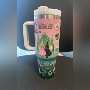 Wicked Themed 40 oz Insulated Cup with Handle
